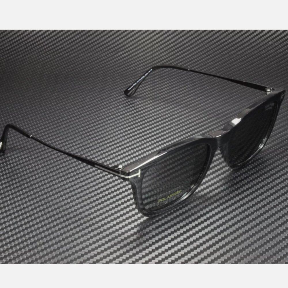 Tom Ford Black Polarized 53mm Sunglasses Men